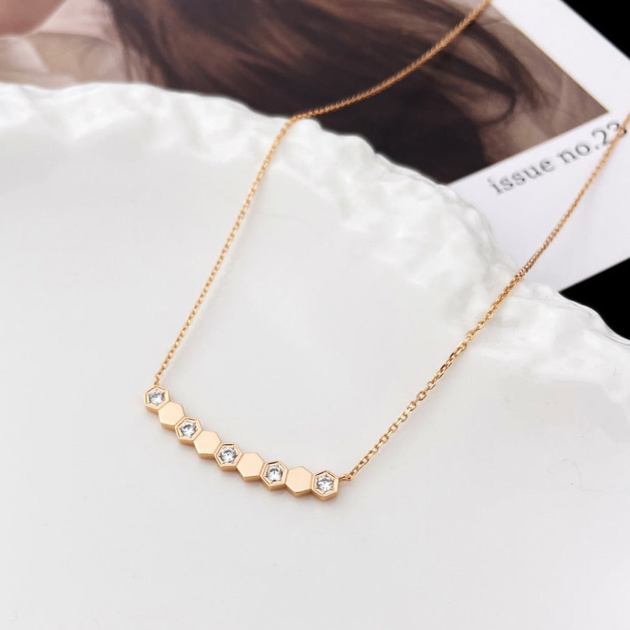 [Luxe]Collier diamant Bee My Love
