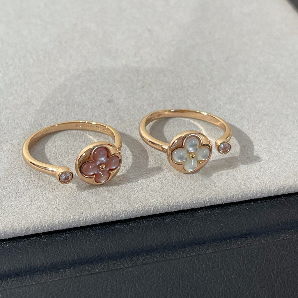 [Luxe] BAGUE SUN 1 DIAMANT ROSE