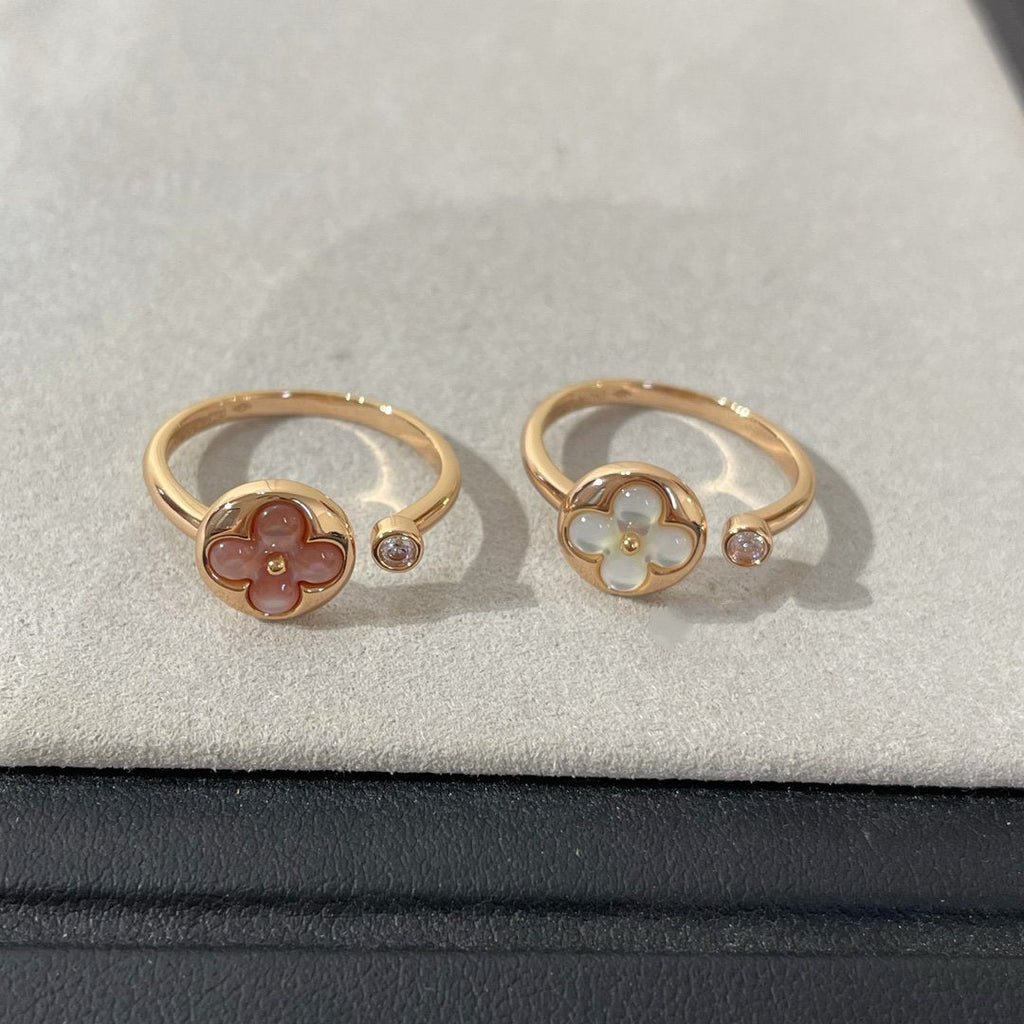 [Luxe] BAGUE SUN 1 DIAMANT ROSE