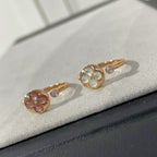 [Luxe] BAGUE SUN 1 DIAMANT ROSE