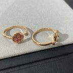 [Luxe] BAGUE SUN 1 DIAMANT ROSE