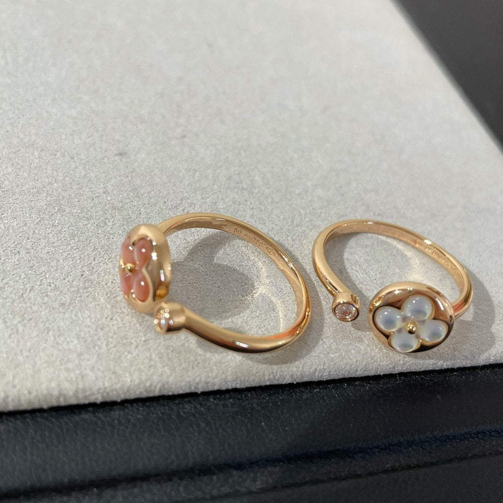 [Luxe] BAGUE SUN 1 DIAMANT ROSE