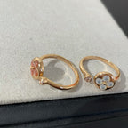[Luxe] BAGUE SUN 1 DIAMANT ROSE