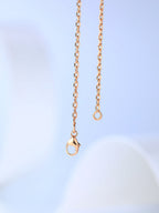 [Luxe]Collier H CAGE en or rose
