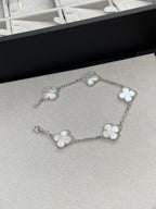 [Luxe]CLOVER WHITE PEARL MOP 5 MOTIF BRACELET COLLECTION