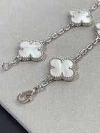 [Luxe]CLOVER WHITE PEARL MOP 5 MOTIF BRACELET COLLECTION