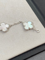 [Luxe]CLOVER WHITE PEARL MOP 5 MOTIF BRACELET COLLECTION