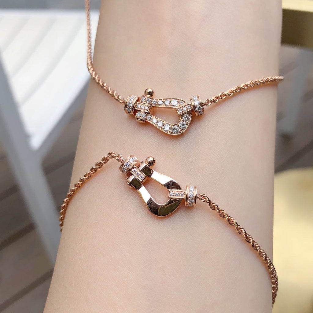 [Luxe]フォース10 ピンクゴールド ダイヤモンドネックレス