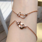 [Luxe]フォース10 ピンクゴールド ダイヤモンドネックレス
