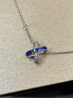 [Luxe]リアン ダイヤモンド シルバーネックレス
