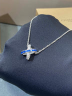 [Luxe]リアン ダイヤモンド シルバーネックレス