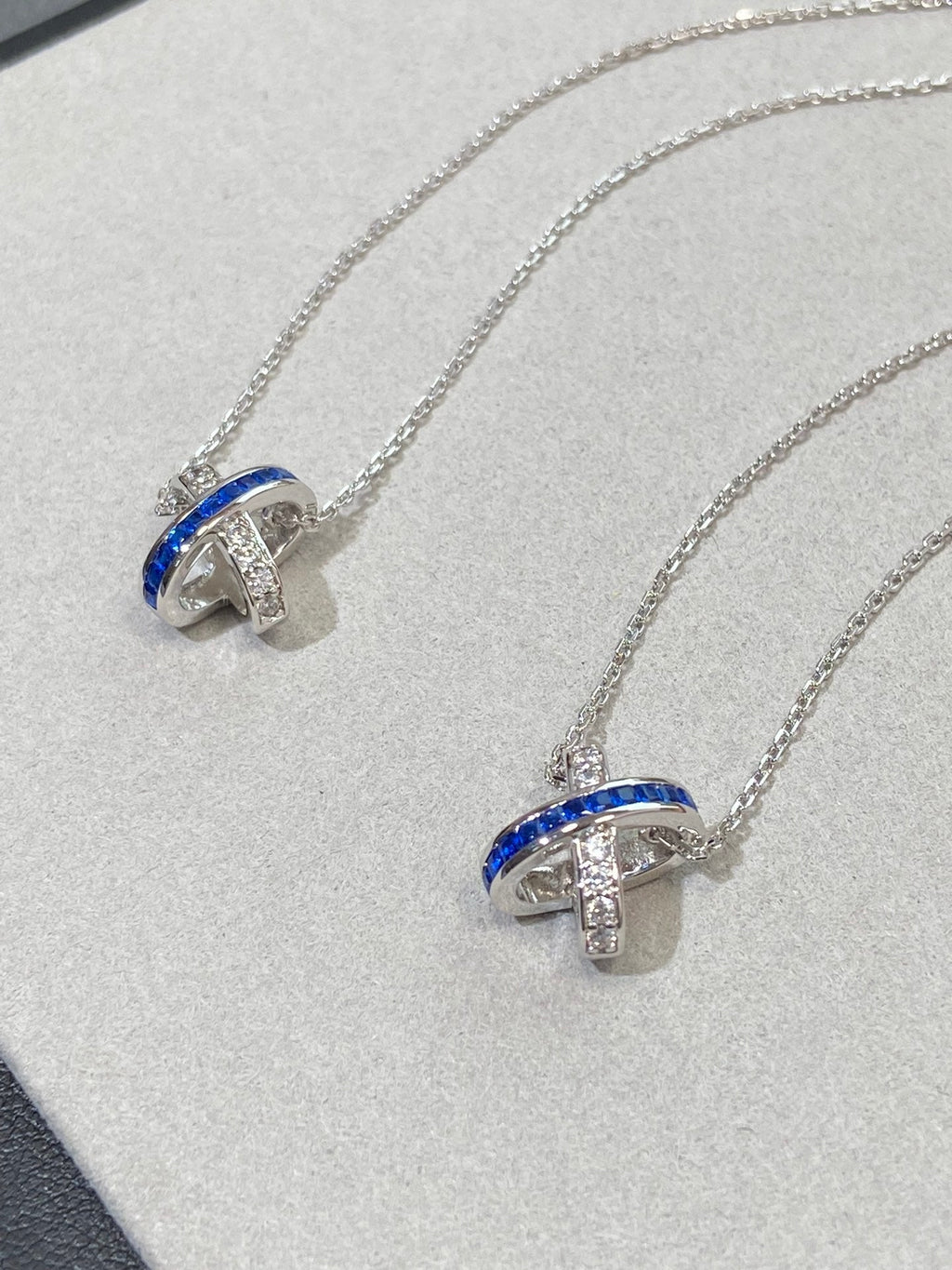 [Luxe]リアン ダイヤモンド シルバーネックレス