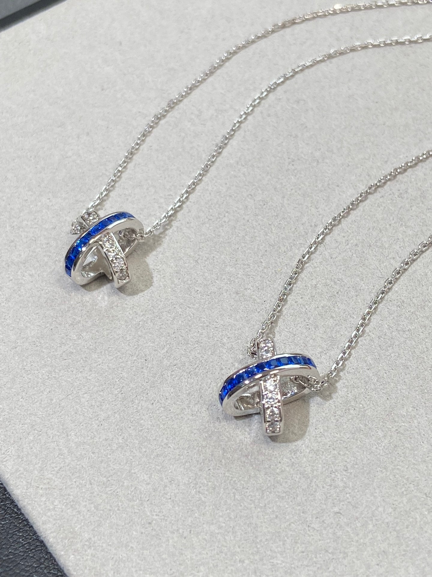 [Luxe]リアン ダイヤモンド シルバーネックレス