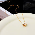 [Luxe]BEE ミニペンダント ダイヤモンドネックレス