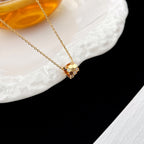 [Luxe]BEE ミニペンダント ダイヤモンドネックレス