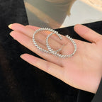 [Luxe Jewelry]CLASH HOOP LARGE EARRINGS