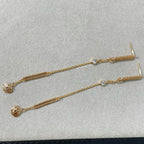[Luxe]Boucles d'oreilles pendantes en diamants Chaine Chaos