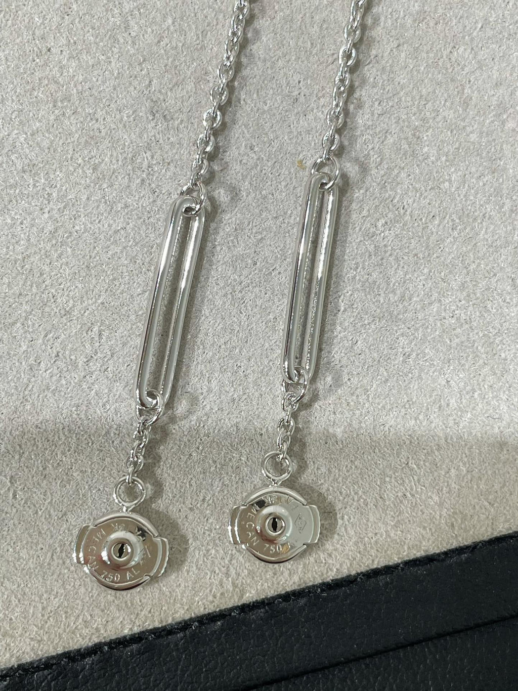 [Luxe]Boucles d'oreilles pendantes en diamants Chaine Chaos