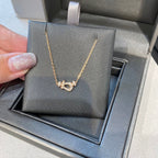 [Luxe]フォース10 ダイヤモンド ピンクゴールドネックレス ミニモデル