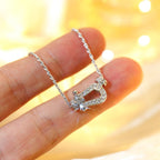 [Luxe] COLLIER FORCE 10 DIAMANTS ARGENT MINI MODÈLE
