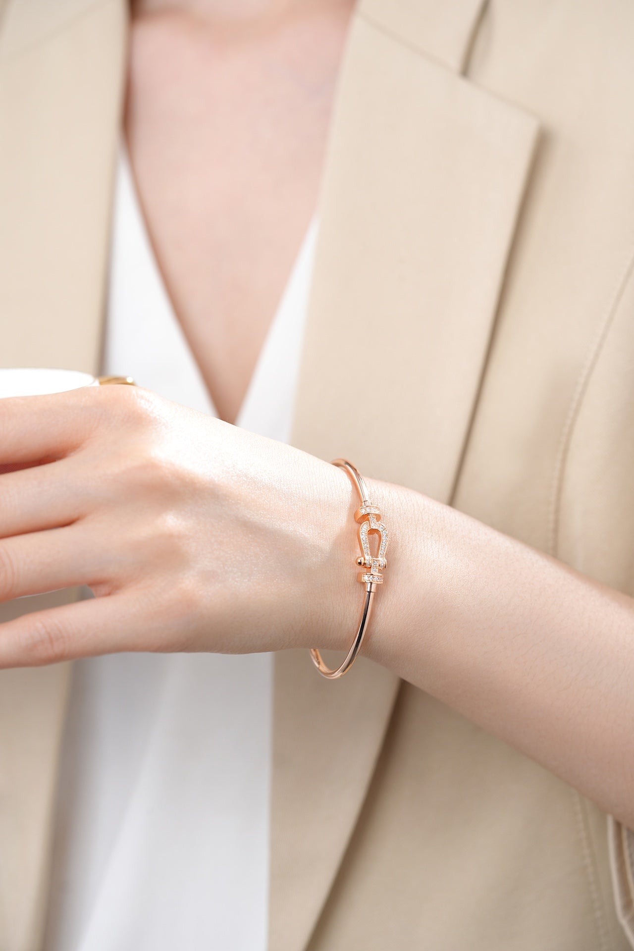 [Luxe]FORCE 10 MOYEN DIAMOND BRACELET