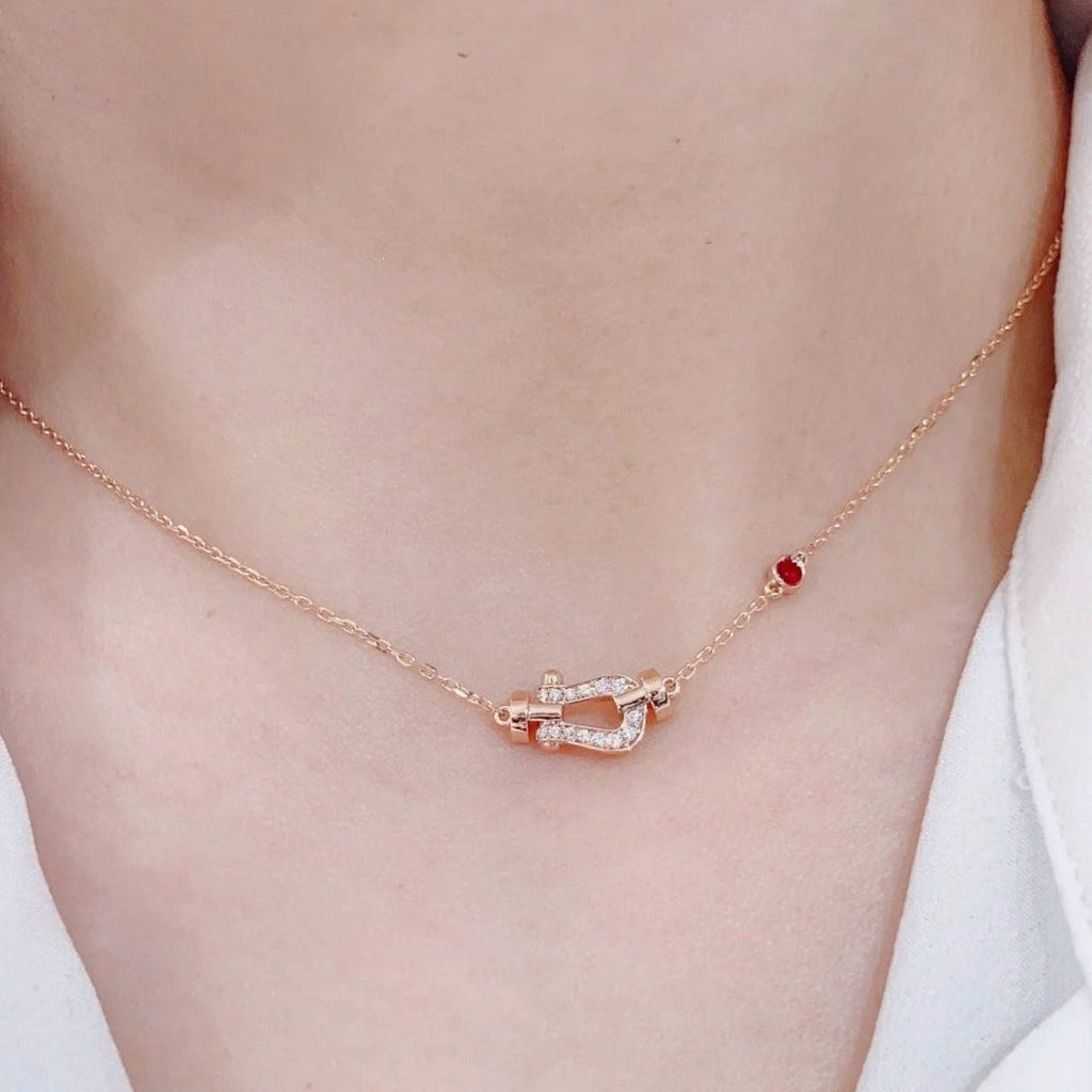 [Luxe] COLLIER FORCE 10 DIAMANTS EN OR ROSE