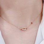 [Luxe] COLLIER FORCE 10 DIAMANTS EN OR ROSE