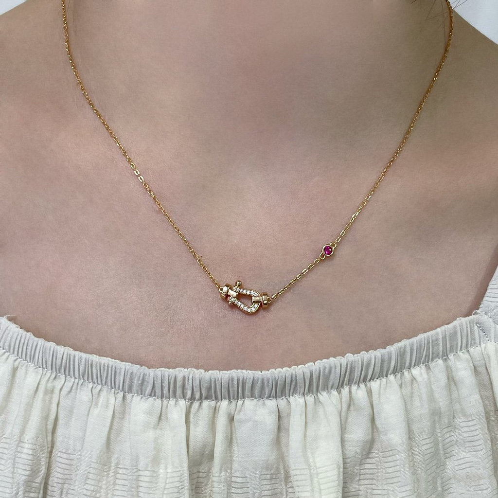 [Luxe] COLLIER FORCE 10 DIAMANTS EN OR ROSE