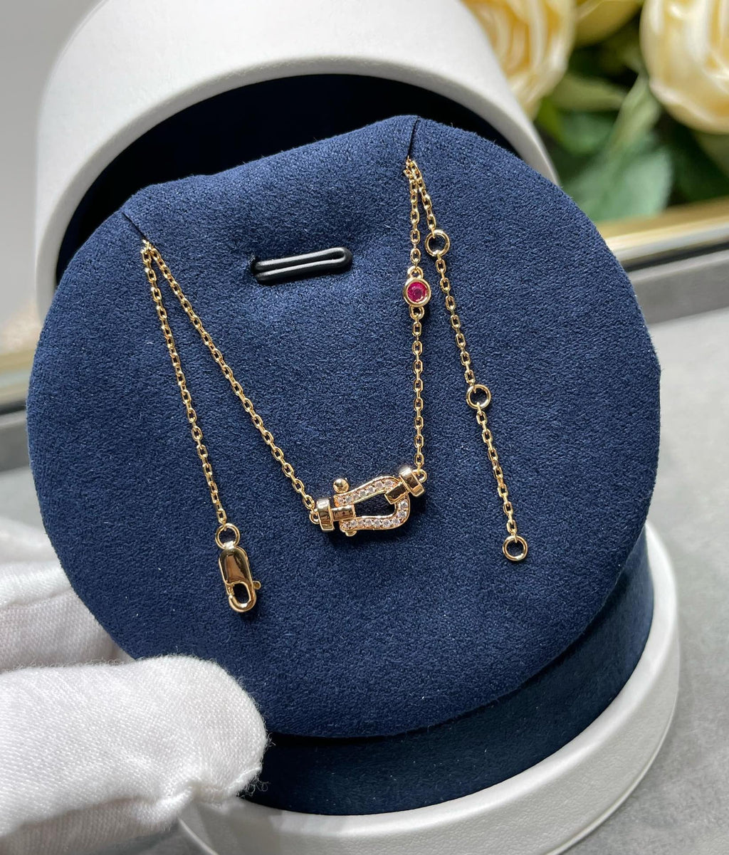 [Luxe] COLLIER FORCE 10 DIAMANTS EN OR ROSE