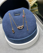 [Luxe] COLLIER FORCE 10 DIAMANTS EN OR ROSE