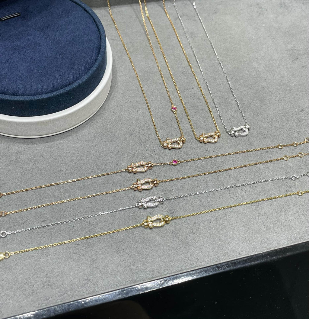 [Luxe] COLLIER FORCE 10 DIAMANTS EN OR ROSE