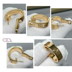 [Luxe Jewelry]LOVE 5.5MM EARRINGS