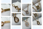 [LUXE]MY TWIN 2 ROW DIAMOND NECKLACE