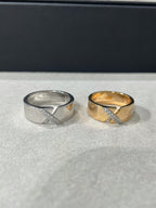[Luxe]BAGUE DIAMANT LIENS EVIDENCE