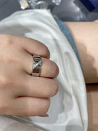 [Luxe]BAGUE DIAMANT LIENS EVIDENCE