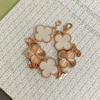 [Luxe]CLOVER WHITE PEARL MOP 5 MOTIF BRACELET COLLECTION