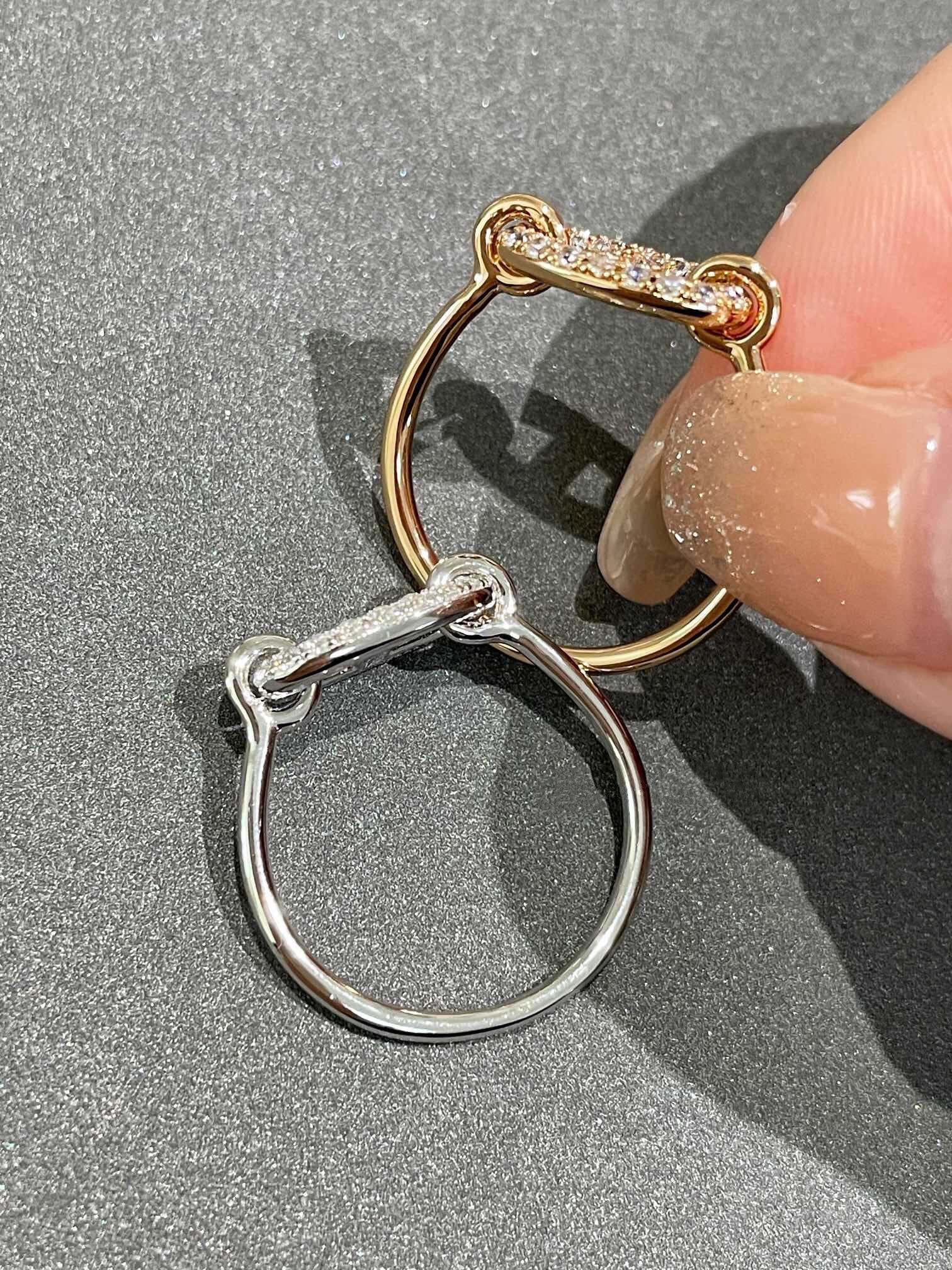 [Luxe]BAGUE RONDE PETIT DIAMANT