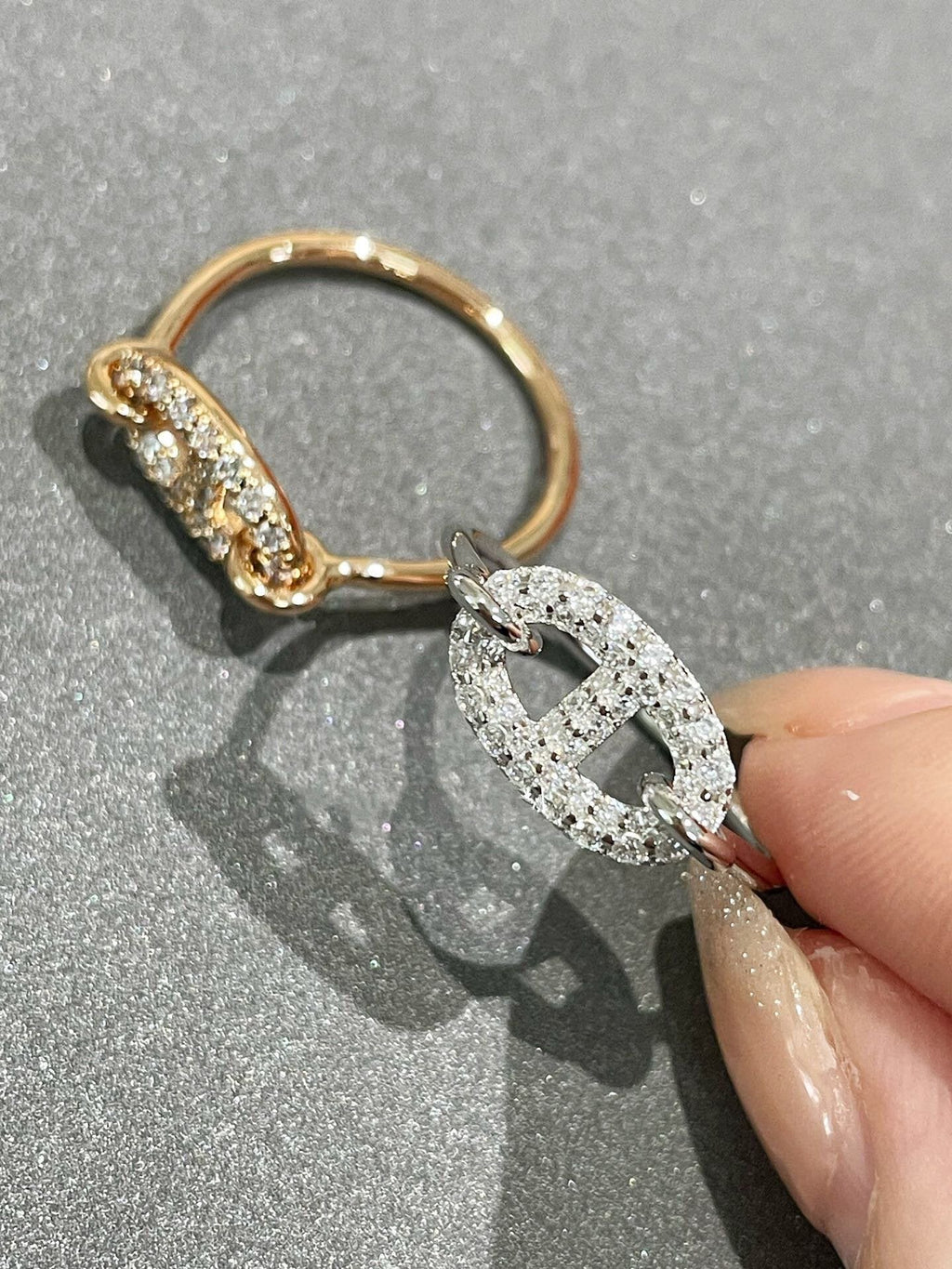 [Luxe]ロンド スモール ダイヤモンド リング