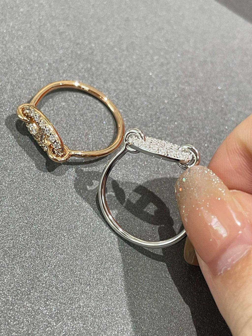 [Luxe]ロンド スモール ダイヤモンド リング