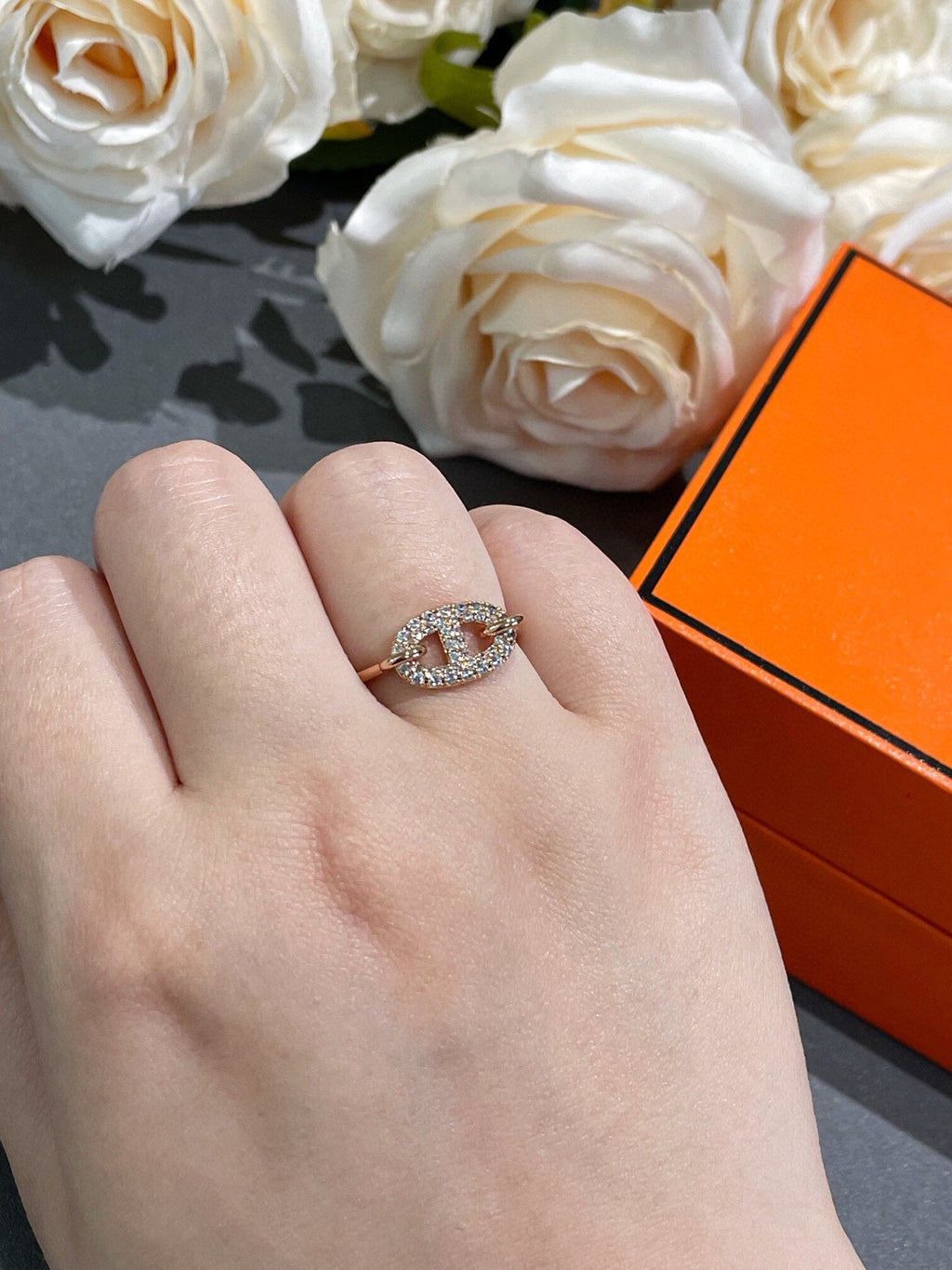 [Luxe]ロンド スモール ダイヤモンド リング