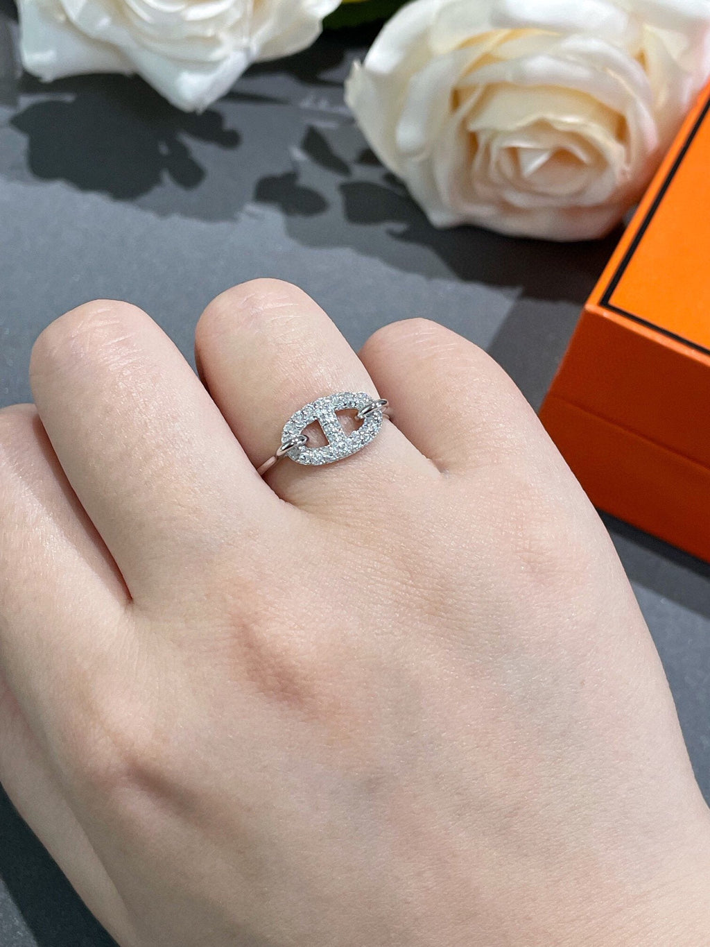 [Luxe]ロンド スモール ダイヤモンド リング