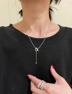 [Luxe] COLLIER FINESSE ARGENT DIAMANT