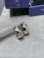 [Luxe]Boucles d'oreilles créoles en diamant BEE LOVE 