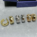 [Luxe]Boucles d'oreilles créoles en diamant BEE LOVE 