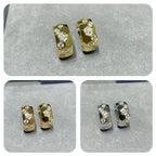 [Luxe]Boucles d'oreilles créoles en diamant BEE LOVE 