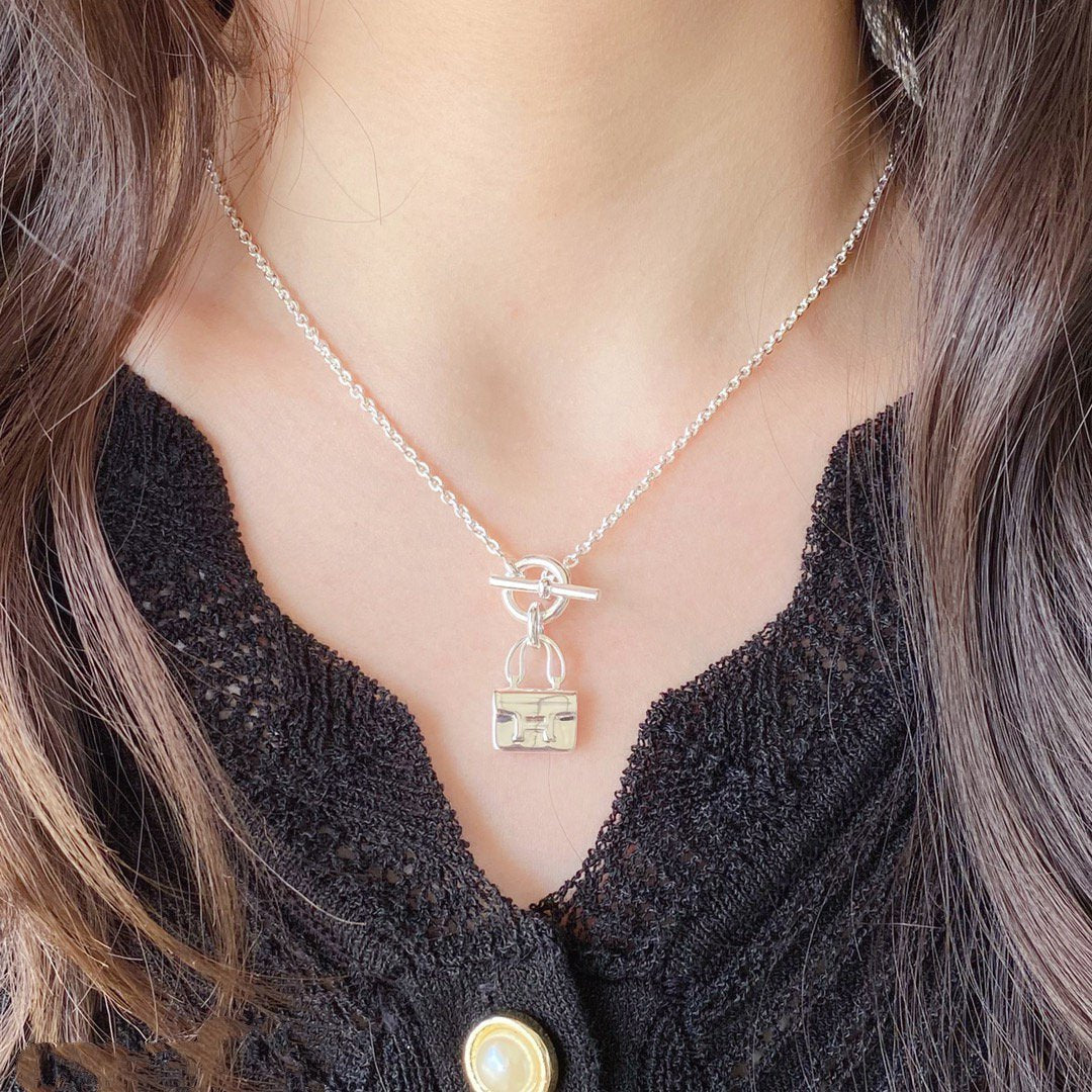 [Luxe] COLLIER PENDENTIF CONSTANCE EN ARGENT