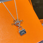 [Luxe] COLLIER PENDENTIF CONSTANCE EN ARGENT