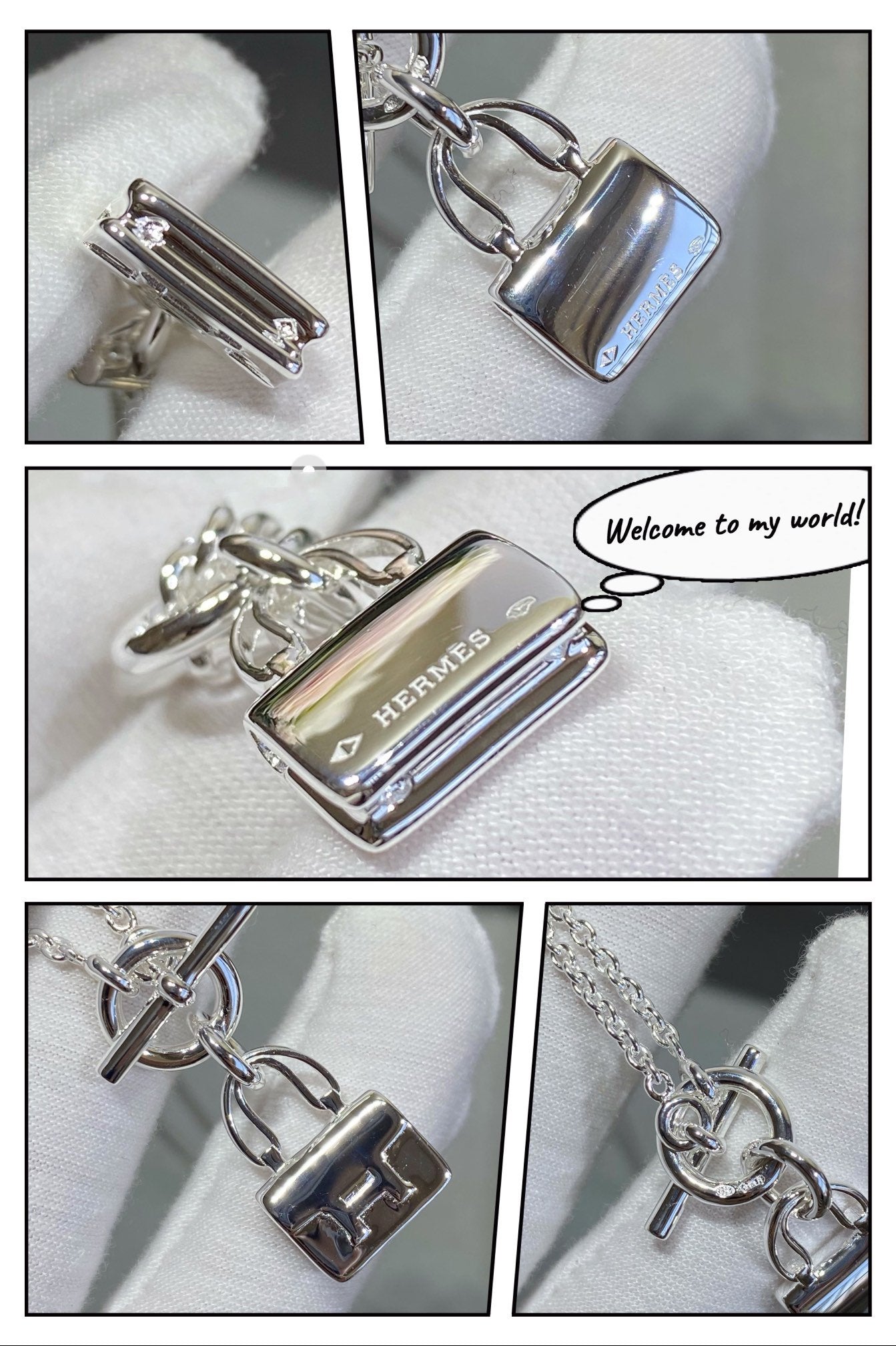 [Luxe] COLLIER PENDENTIF CONSTANCE EN ARGENT