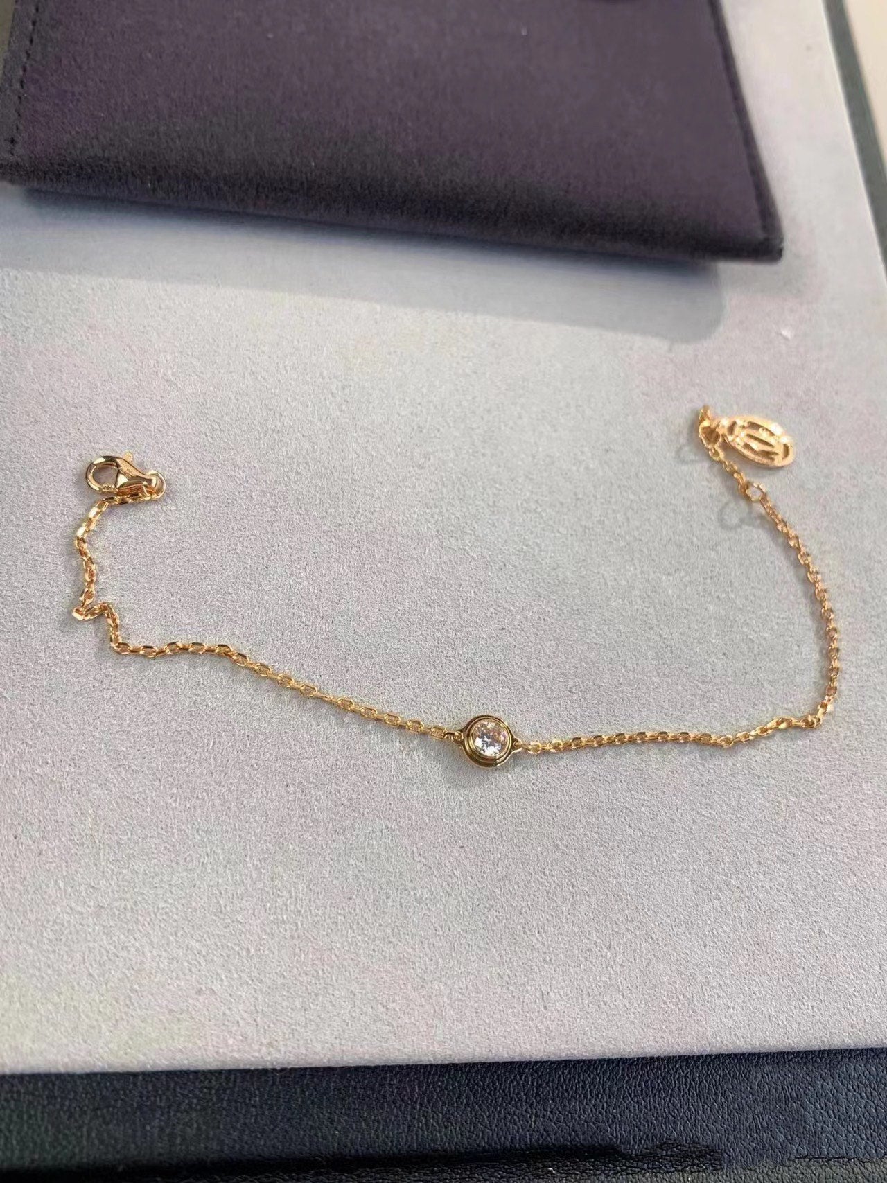 [Luxe]DAMOUR DIAMOND LINK BRACELET