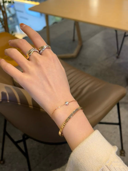 [Luxe]DAMOUR DIAMOND LINK BRACELET